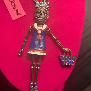 Betsey Johnson Ivy League Salior Girl Pendant  - 11